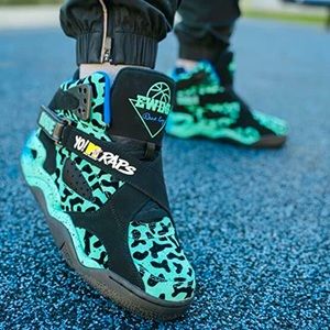 SOLD PATRICK EWING Athletics Rogue x YO! MTV RAPS Black Teal Shoes